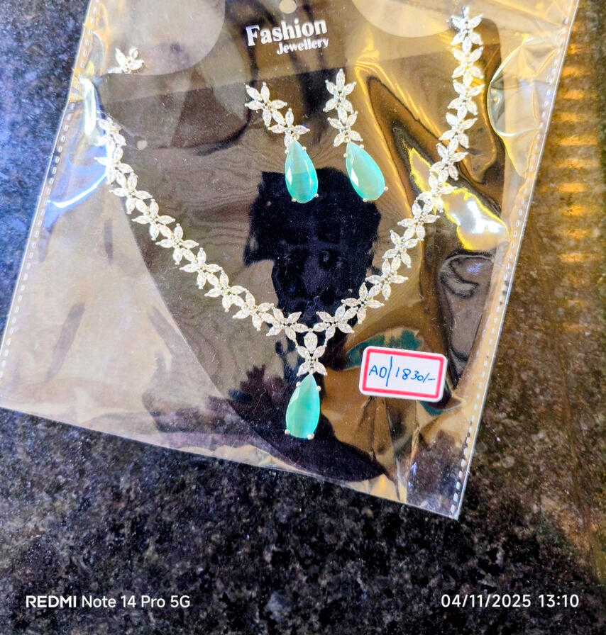 “Elegant AD jewellery set ✨ Perfect for party wear & modern look | Stylish & affordable Trending designs in Shahjahanpur”