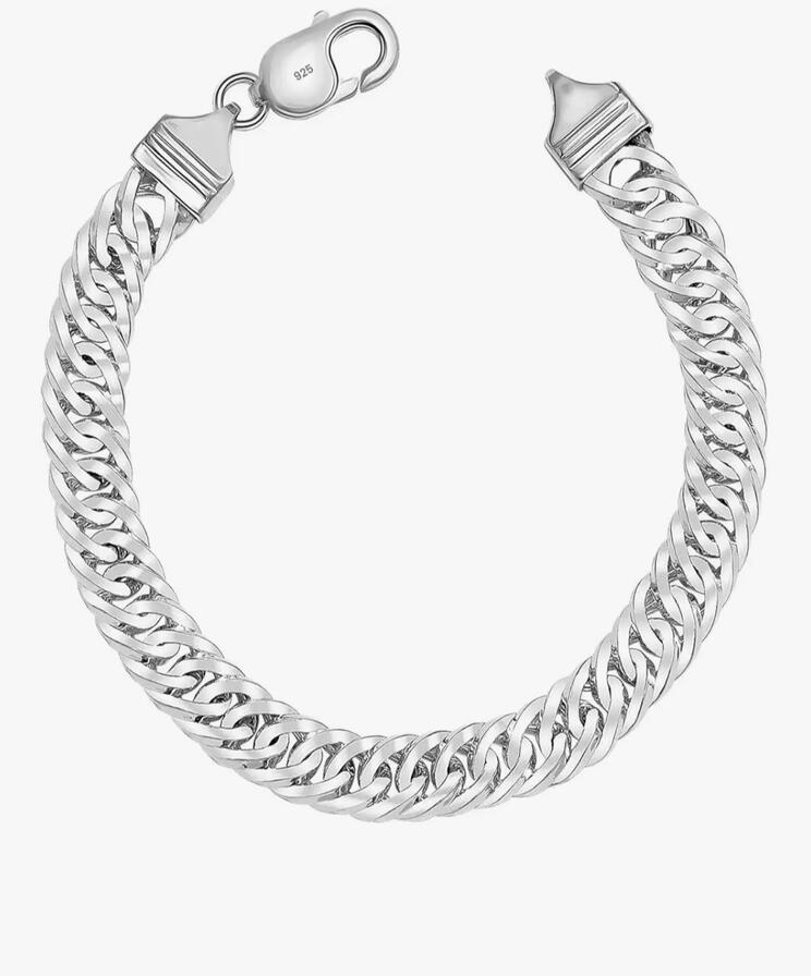 “Premium silver bracelet for men &amp; women ✨ Strong design, perfect for daily wear | Best quality silver jewellery in Shahjahanpur”